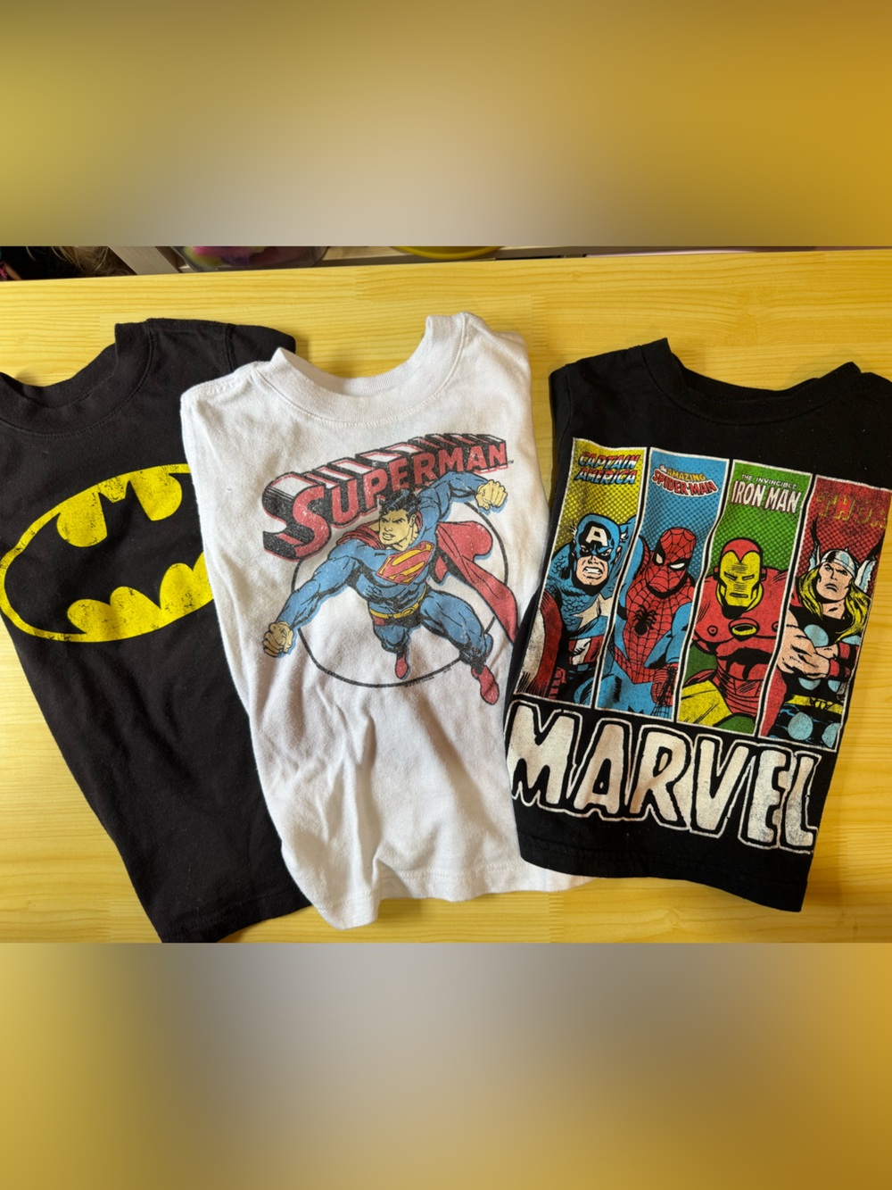 Old Navy Marvel Boys Kids T-Shirts - Superhero Graphic Tees Size 3T